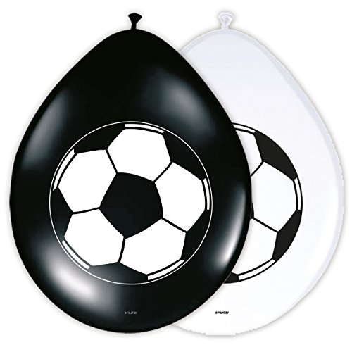 Palloncini Con Palla Da Calcio 30 Cm - 8 Pezzi