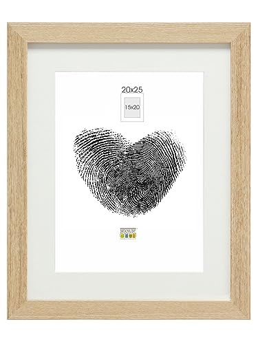Deknudt Frames S66Kh1-P1-20.0X25.0 - Cornice Quadro / Foto Basic, Bordi In Legno/Mdf Di Quercia, 20 X 25 Cm, Natura