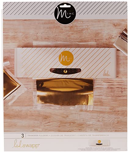 American Crafts 370122 Accessory Mink-Transfer-Cartelle 6,25 X 12/12,25 X 14 (3 Pezzi), Lamina