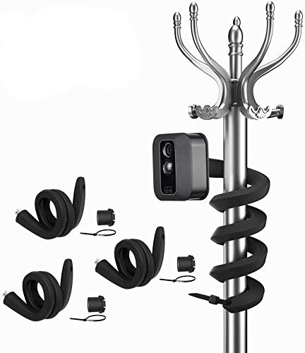 Holaca 【Versione Aggiornata】 Supporto Flessibile Twist Per Blink Xt2, Blink Mini E Blink Indoor E Outdoor Camera (Nero 3 Confezione)