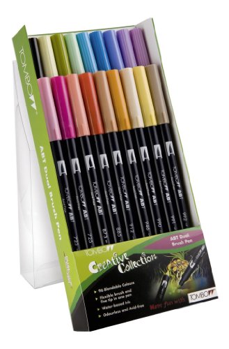 Tombow Fasermaler Dual Brush Pen Abt, 18Er-Set, Sekundär-