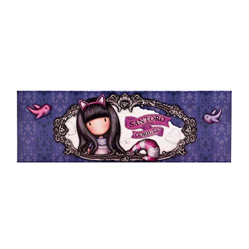 Safta 472Gj07, Astuccio Gorjuss Cheshire Cat Unisex-Bambini E Ragazzi, Multicolore, M