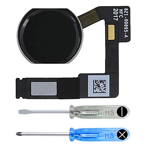 Mmobiel Tasto Home Compatibile Con Ipad Pro 10.5/12.9 Inch - Pulsante Home Button Di Ricambio - Incl. Cacciaviti - Nero