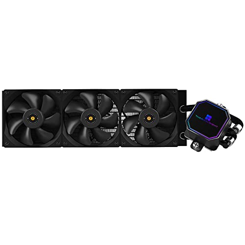 Thermalright Frozen Prism 360 Black Liquid Cpu Water Cooler Con Ventola Pwm Da 12Cm, 360 Specifiche File Fredde Nere, Dissipatore Ad Acqua Integrato P