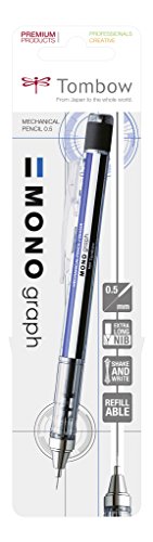 Tombow Sh-Mg-Bs, Portamine 0,5 Monograph Bianca-Nera-Blu