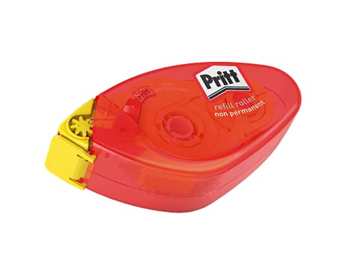 Pritt Rullo Adesivo Refill Non Permanente, Ricaricabile Per Adesivi Rimovibili, Nastro Biadesivo Carta, Cartone E Foto, Lunghezza Circa 16 M, Larghezz