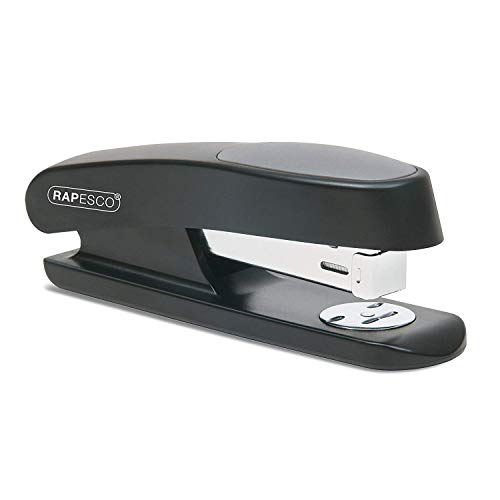 Rapesco Rr7260B3 Germ-Savvy Antibatterico, Cucitrice A Mezza Striscia Sting Ray, Nero