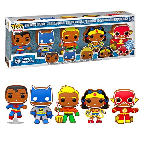 Dc Superheroes (Gingerbread) 5-Pack