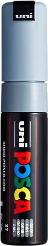 Uni-Ball Rotulador Uniposca Pc-7M Gris