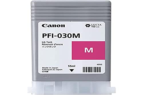 Canon Cartucho Tinta Magenta Pfi-030 Magenta/55Ml/ Compatible Plotter Ta-20, Ta-30