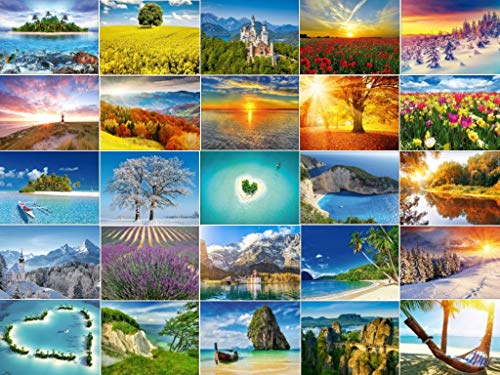 Set Di Cartoline "Paesi Bassi", 30 Diversi Motivi Dalla Germania Al Mare Del Sud