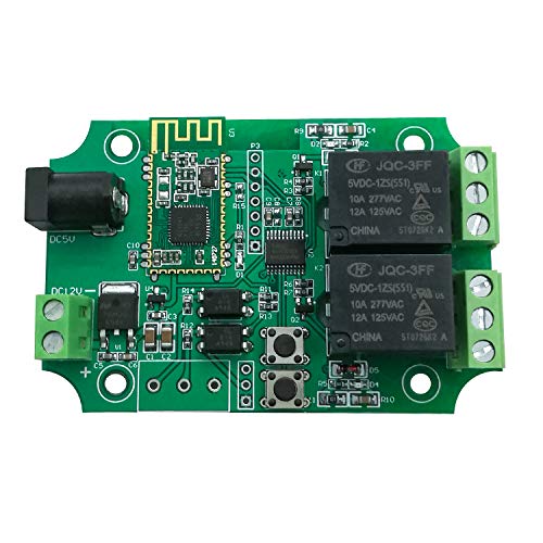 Dsd Tech Modulo Relè Bluetooth A 2 Canali Per Telecomando Interruttore Compatibile Con Iphone E Android 4.3