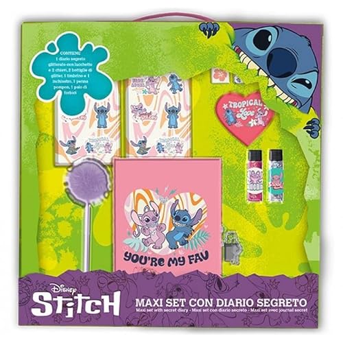 Stitch Maxi Set C/Diario Lst0827
