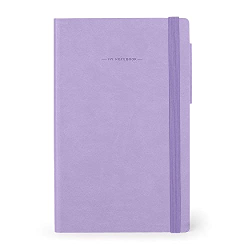 Legami - Taccuino A Righe, Medium,192 Pagine, Copertina In Morbido Pu, In Carta Certificata Fsc®, Carta Avorio 90 G/M², Planner Mensile, Rubrica, Segn