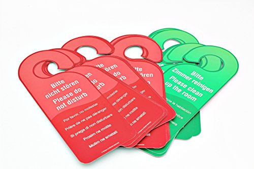 25 Pezzi, Targhetta Per Porta Con Scritta In Lingua Tedesca “Bitte Nicht Stören” (Si Prega Di Non Disturbare) Per Gli Addetti Alle Pulizie Dell’Hotel,