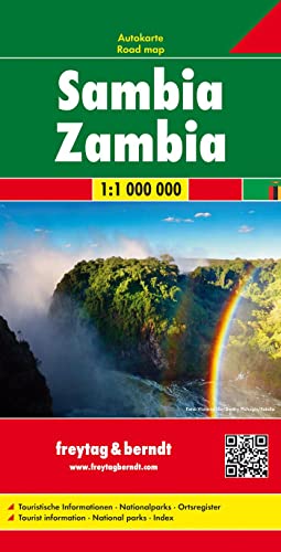 Zambia 1:1.000.000: Wegenkaart 1:1 000 000: 196