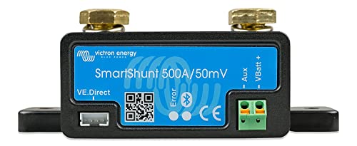 Victron Energia Shu050150050 Smartshunt Battery Monitor, 500A, Bluetooth