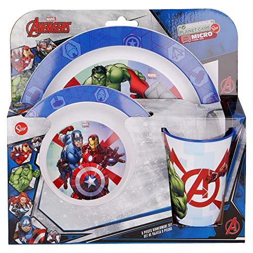 Stor Set Micro 3 Pezzi Avengers Rolling Thunder, Multicolore, Estándar