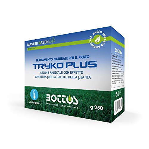 Bottos Tryco Plus 250 Gr Fungicida Fertilizzante Naturale Per Prato Tappeto Erboso Giardino