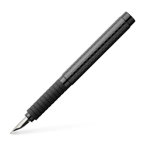 Faber-Castell 148822 - Basic Penna Nera Carbon, Primavera: Ef, Colore Canna: Nero
