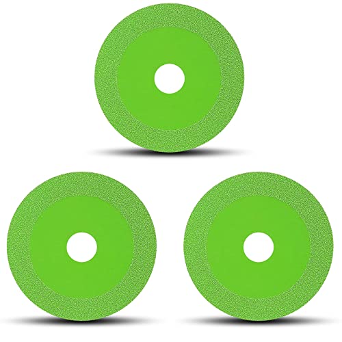 Behone 3 Pezzi Disco Da Taglio Per Vetro Glass Cutting Disc Diamantati Super Sottili Lama Disco Diamantato Per Smerigliatrice Angolare,Marmo,Vetro,Cri