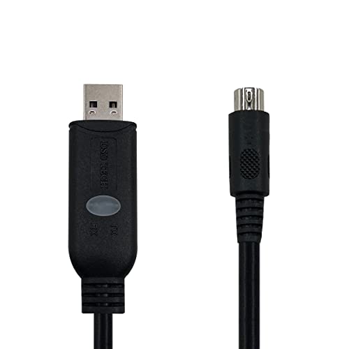 Dsd Tech Sh-P8V Usb Rs422 Cavo Di Programmazione Per Mitsubishi Plc Fx3U E Fx Series-4,9 Piedi