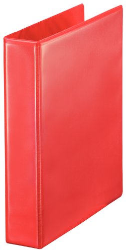 Esselte Essentials, Raccoglitore Quattro Anelli 6.2 Cm, Rosso