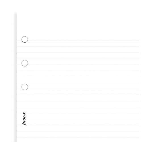 Filofax Personal White Ruled Shts 133008