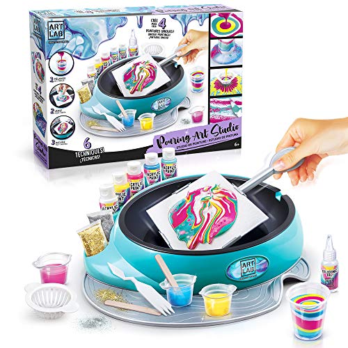 Canal Toys- Studio Pittura Pouring, Colore Bianco, Ensemble De 29 Pièces, Art 001