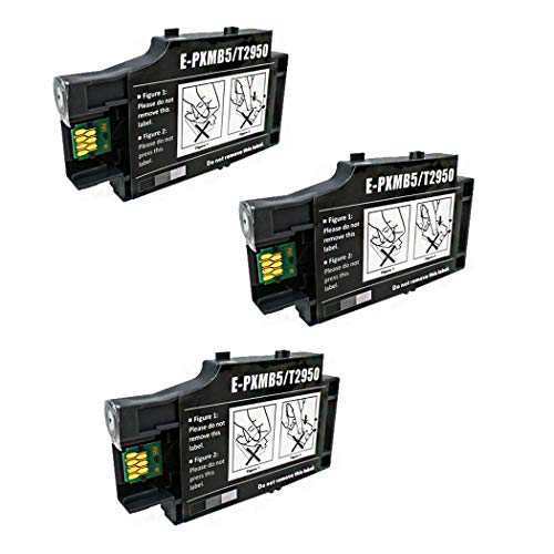 Scatola Di Manutenzione 3Pcs Compatibile Con Eps T2950 E C13T295000, Funziona Con La Stampante Workforce Wf-100 Wf-100W