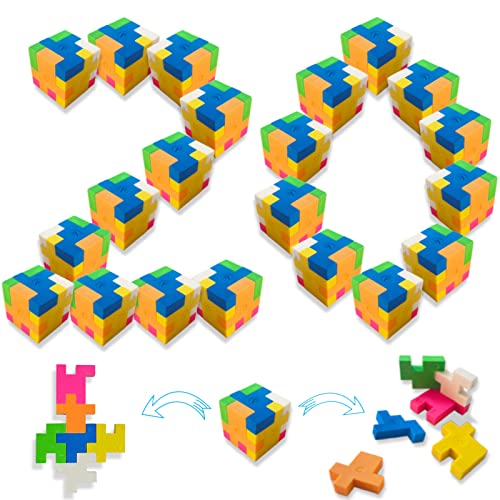 Icepapa, Gommine Colorate Bambini, Gomme Divertenti Assemblabili, Adatto Come Gadget Compleanno Bambini, Pensierini Per Bambini Dopo Festa O Regali Di