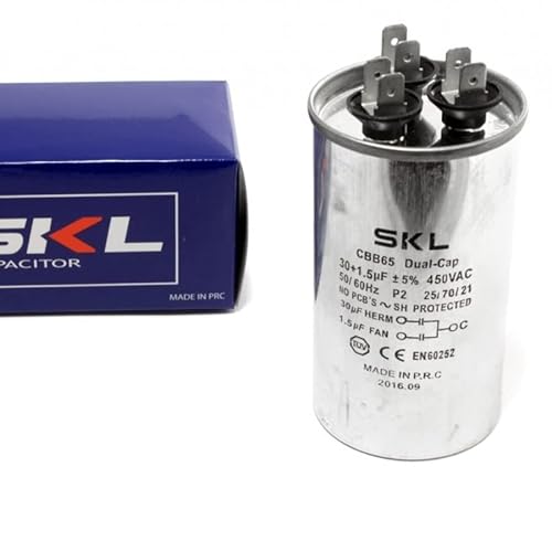 Condensatore Climatizzatore 30 Mf Uf +1.5Μf 450V