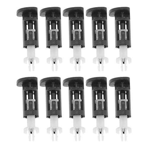 Vgol 10Pcs Cpu Dissipatore Di Calore Del Dispositivo Di Raffreddamento Della Ventola Pin Di Montaggio In Plastica Clip Fissaggio Compatibile Con Intel