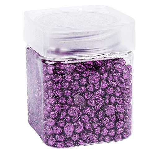 Ideen Mit Herz - Pietre Glitterate In Vetro Granulato Metallizzato, Grana 2 Mm Fino A 7 Mm, 260 G, Ideali Come Decorazione Da Tavolo O Matrimonio, Vet