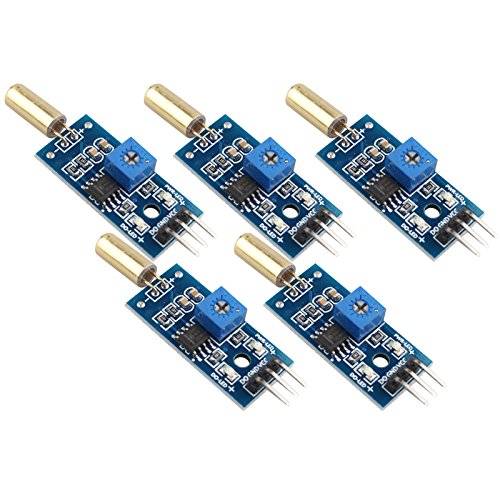 Haljia 5Pcs Sw-520D Angolo Sensore Board Tilt Modulo Sensore Ad Alta Sensibilità Sw520D