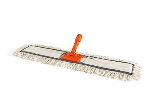 Perfetto Scopa Cotone, Coccia Arancio, Panno Ghiaccio, Cm 80