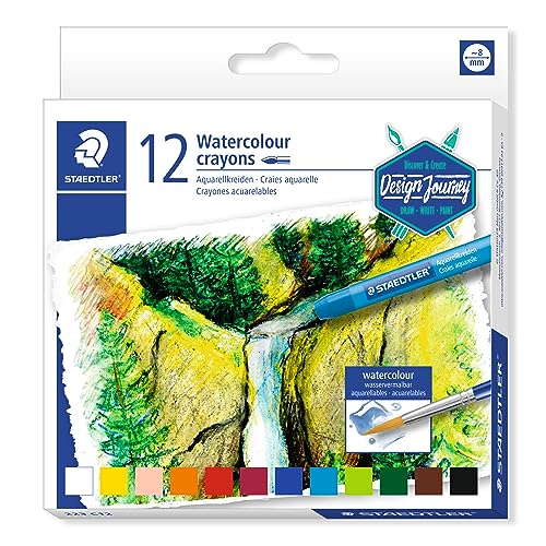 Staedtler 223 C12 Pastelli Acquerellabili Karat Aquarell – Multicolore (Confezione Da 12)