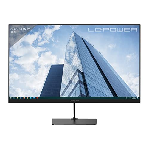 Sf Studios Lc-Power Lc-M24-Fhd-75 Monitor Per Computer Da 23,8 Pollici 75 Hz, 1920 X 1080, Sincronizzazione Adattiva, Fps/Rts, Blu Basso, Senza Sfarfa