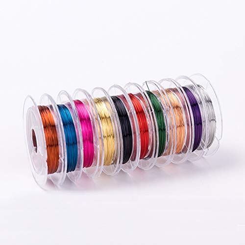 Dahi Filo Di Rame Da 0,3 Mm, Per Gioielli Fai Da Te (Colorati)