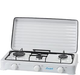 Luxpol K03S Da Tavolo Gas Bianco Piano Cottura