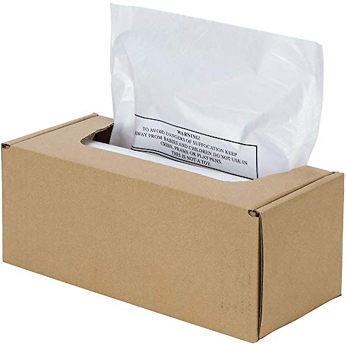 Fellowes 3608401 Sacchetti In Pe Per Distruggidocumenti Fino A 94 Litri Per Automax 300C/500C, Confezione Da 50 Pezzi
