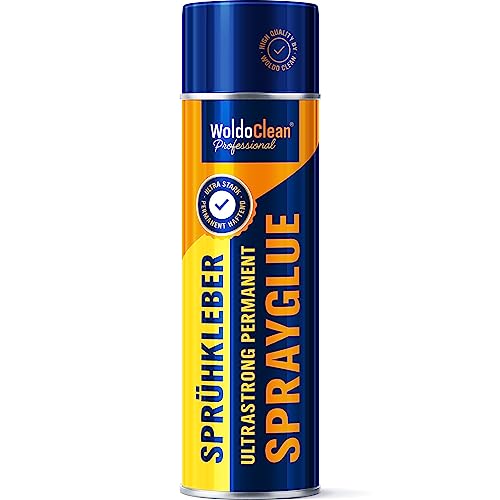 Colla Spray Extraforte 500 Ml Di Adesivo Universale Per Un Forte Legame - Per L'Incollaggio Di Rivestimenti Per Teste, Schiume, Feltro, Rivestimenti P