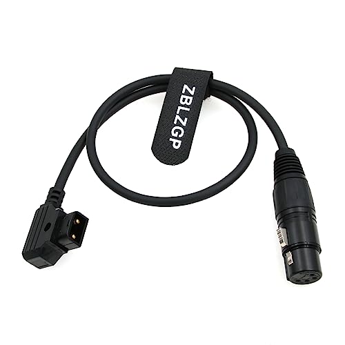 Zblzgp D-Tap Maschio A Xlr 4-Pin Femmina Cavo Di Alimentazione Per Blackmagic Ursa Mini Pro 4.6K Fotocamera Lvm-170A Tvlogic Monitor Roland Edirol R88