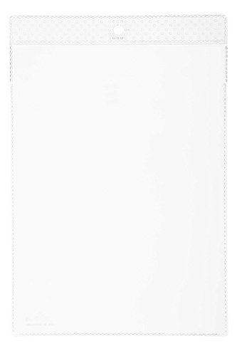 Durable 229819 Busta Porta Avvisi, Con Occhiello Per Affissione, Formato A5, Trasparente, Confezione Da 100 Pezzi