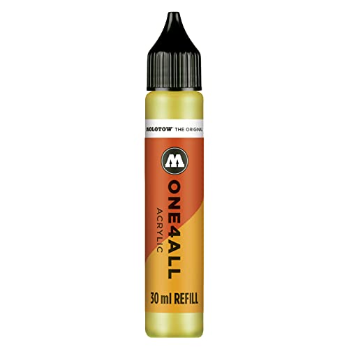 Molotow Mo693220 Refill One4All, Inchiostri Di Ricarica Per Marcatore Permanente 30 Ml, 1 Pezzi, Colore: Giallo Fluo Fluorescente