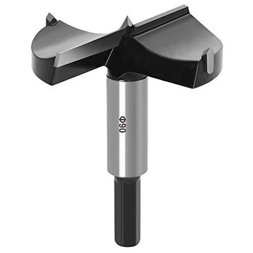 Asnomy 1Pc Punta Forstner In Acciaio Al Tungsteno, 90 Mm Forstner Drill Bit Per Legno Duro, Forstner Punte Per Trapano Per Lavorazione Del Legno, Mobi