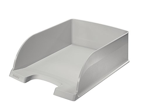 Leitz 52330001 Plus Jumbo - Vaschetta Porta Corrispondenza In Formato A4, Bianco, 255 X 103 X 357, 1 Pezzo