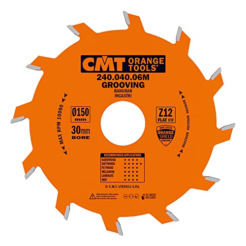 Cmt 240.040.06M Lama Circolare Per Incastri Hw 150X4/3X30 Z12 Piano