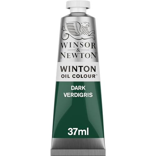 Winsor & Newton Winton Colore A Olio, Grünspan Scuro, Ölfarbe-37Ml Tube, 37 Unità
