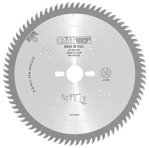 Cmt 281.080.10M - Sierra Circular 250X3.2X30 Z=80 Tcg Silenciosa